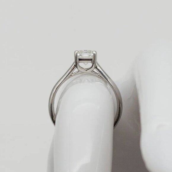 MINT! TIFFANY AND CO VVS 1CT++ PLATINUM WEDDING RING WITH BOX AND PAPER!! - Picture 4 of 10